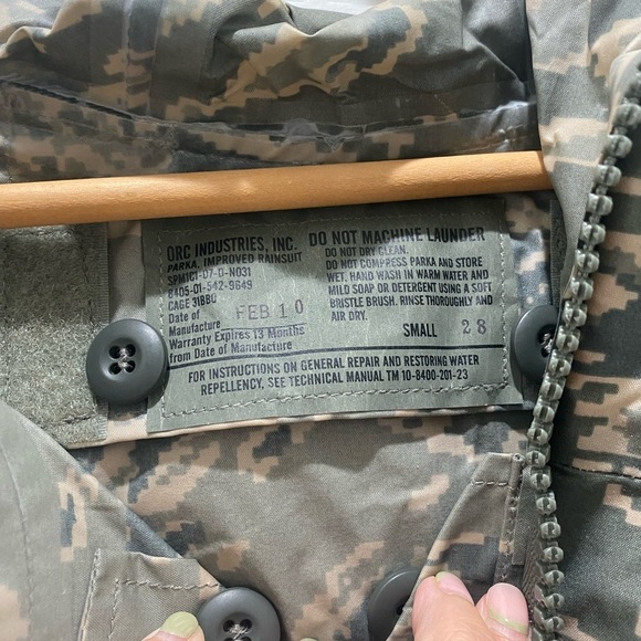 NWT Tactical Gore Tex Camouflage Jacket, S - Picture 5 of 7